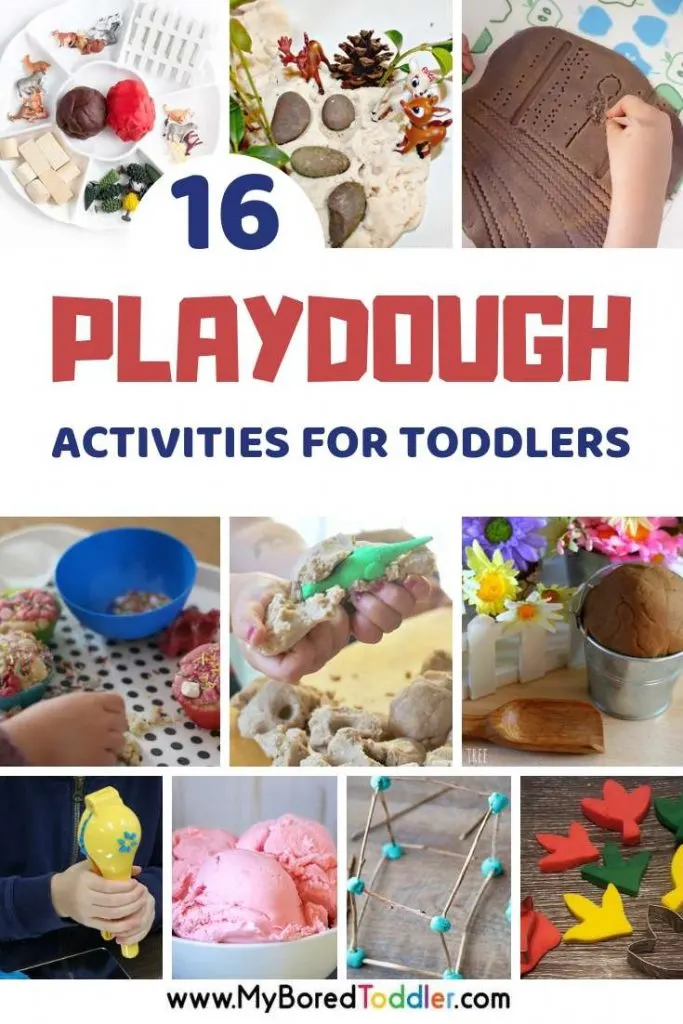 16 Playdough activities for toddlers