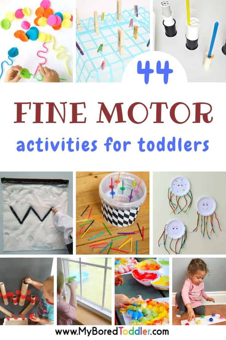 44 fine motor activities for toddlers - My Bored Toddler