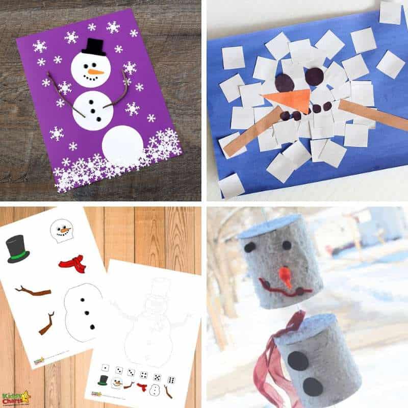 easy snowman activities for kids