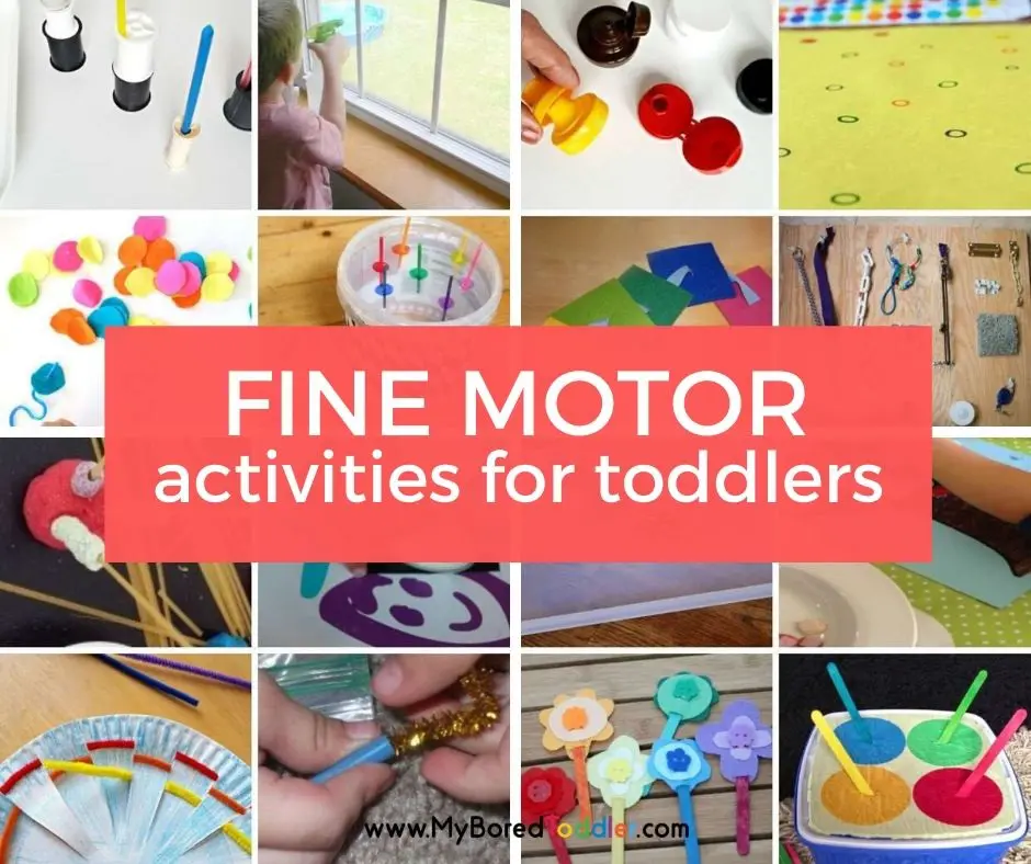 fine motor activities for toddlers feature image