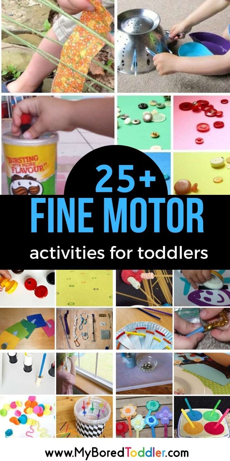 25+ Easy Toddler Fine Motor Activities