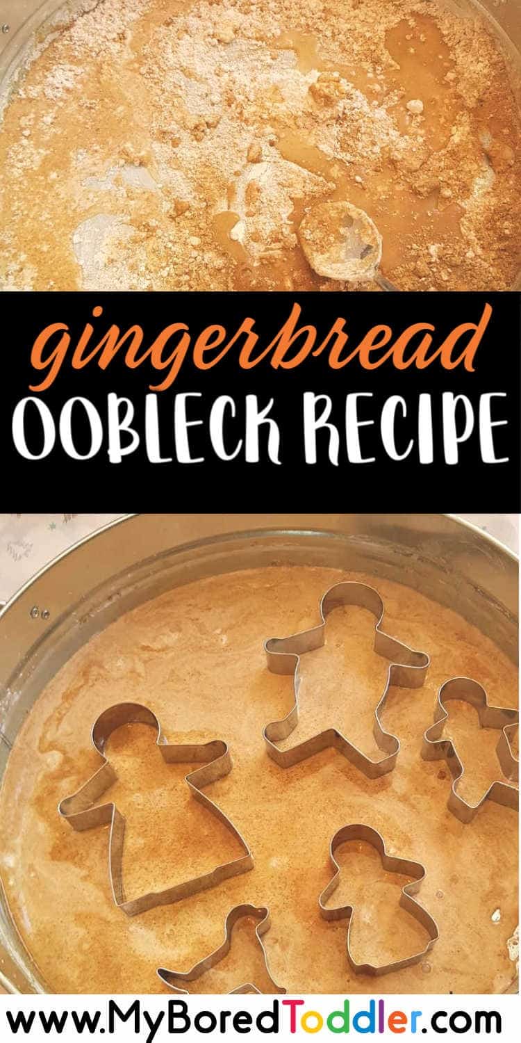 gingerbread oobleck recipe pinterest