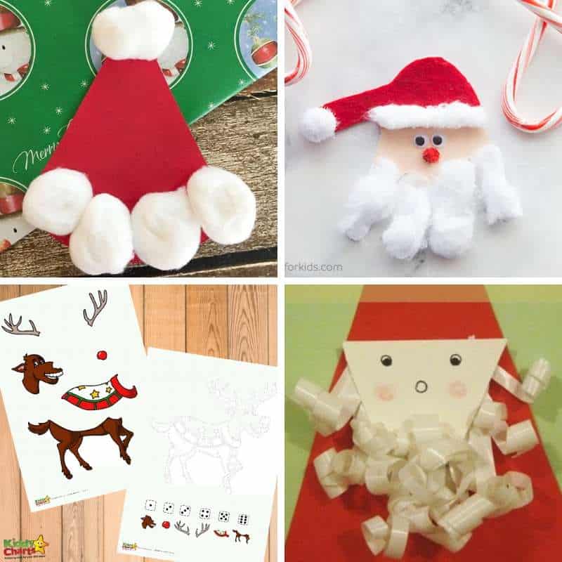 santa crafts for toddlers