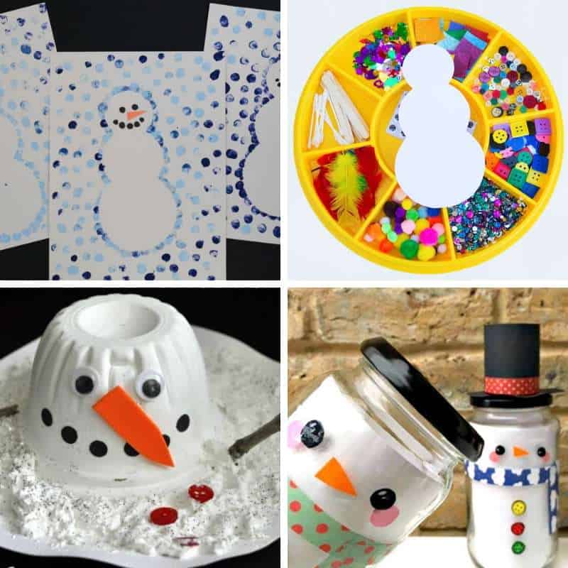 snowman craft ideas for toddlers