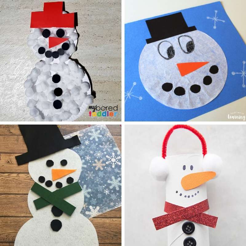 snowman craft ideas for kids