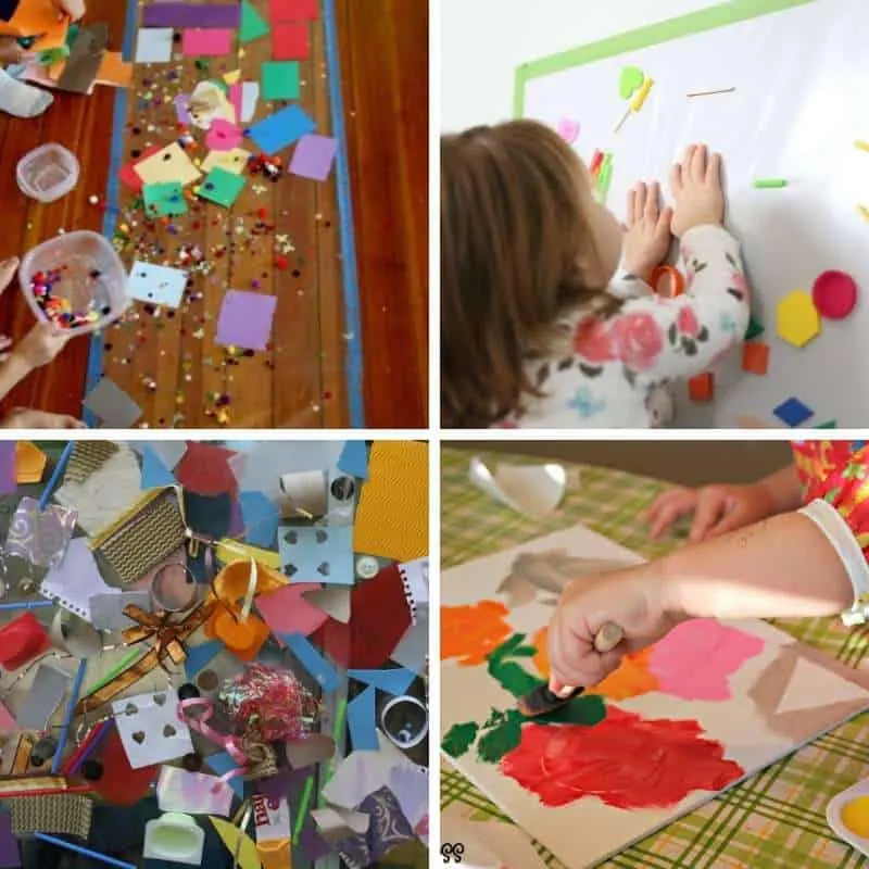 sticky art for toddlers