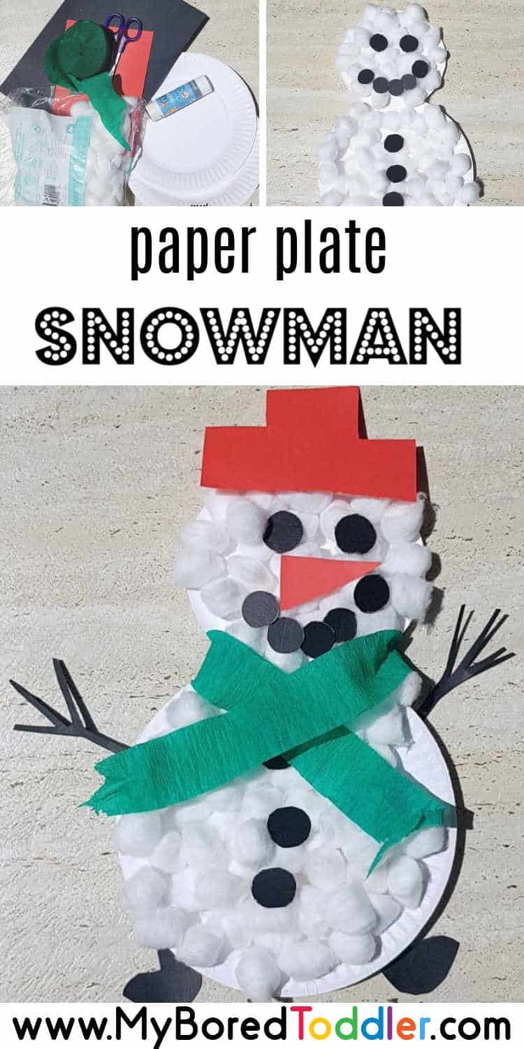 paper plate snowman pinterest final