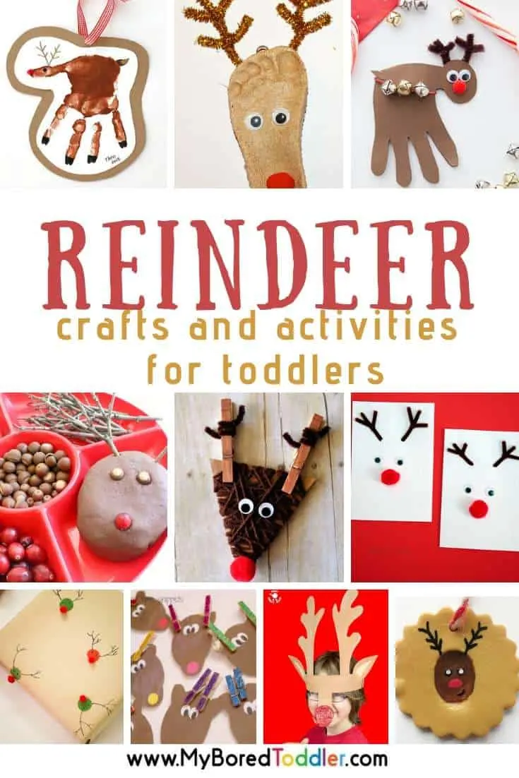 reindeer crafts and activities for toddlers