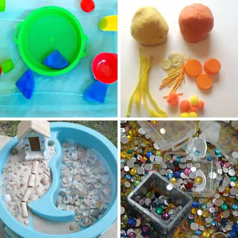 Summer Tuff Tray Ideas that are Easy and Frugal