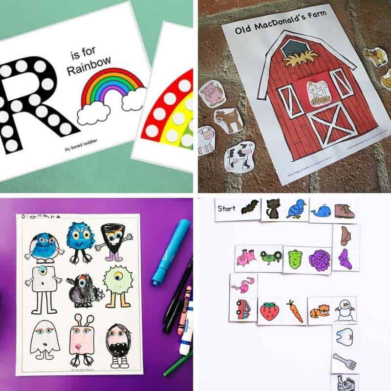 Free Printables for Toddlers