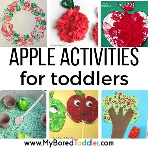 apple activities and crafts for toddlers