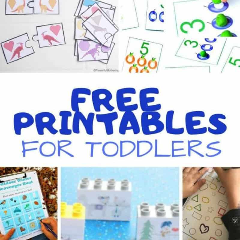 Free Printables For Toddlers - My Bored Toddler