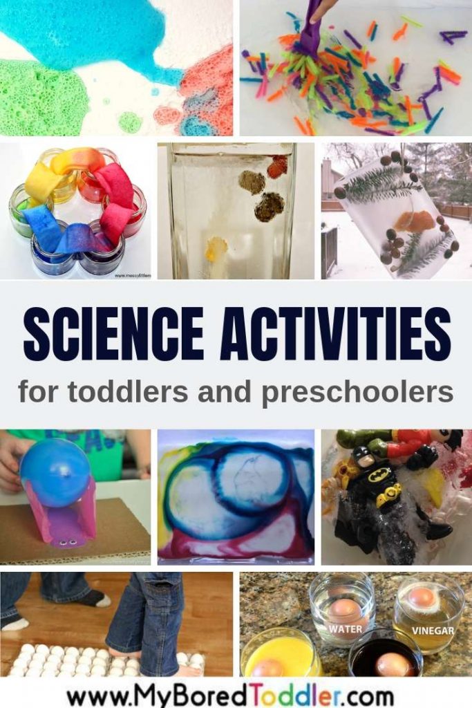Fun and easy science activities for toddlers and preschoolers - My Bored Toddler