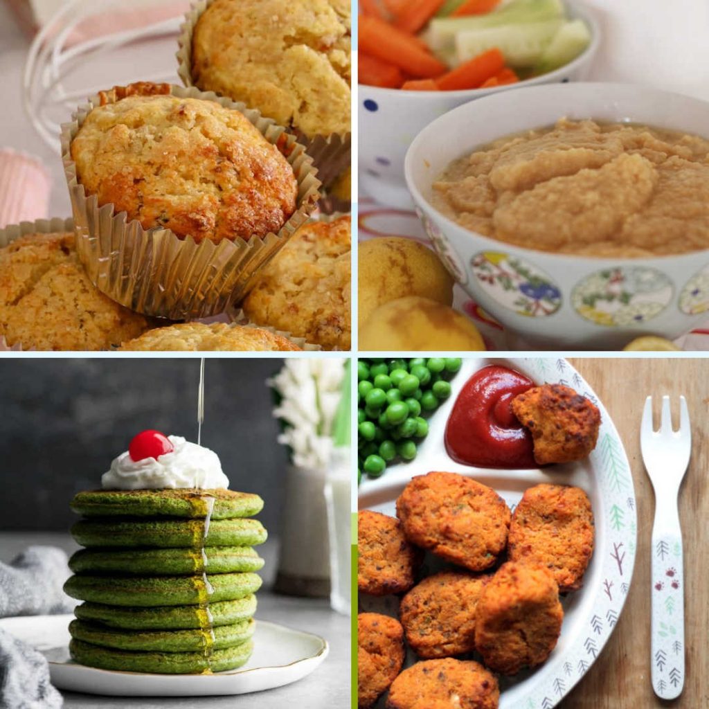 Healthy Finger Foods for Toddlers muffins, hummus, pancakes nuggets 