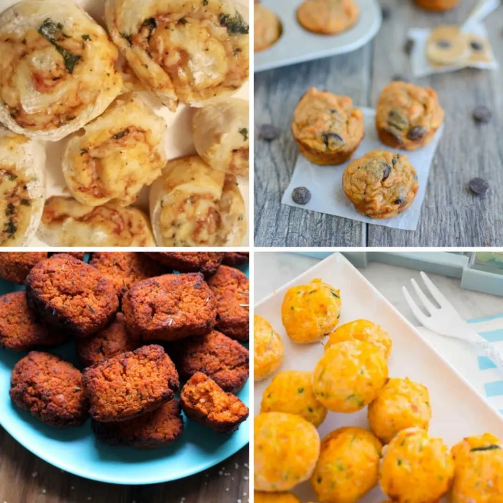 healthy finger foods for toddlers scrolls muffins nuggetts salmon veggie balls