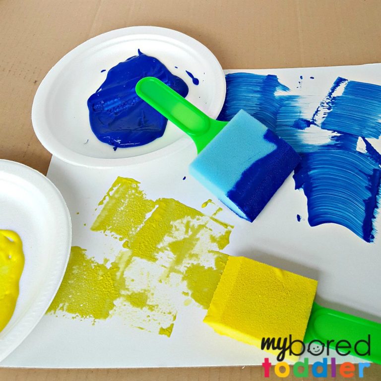 20 Easy Toddler Painting Ideas My Bored Toddler