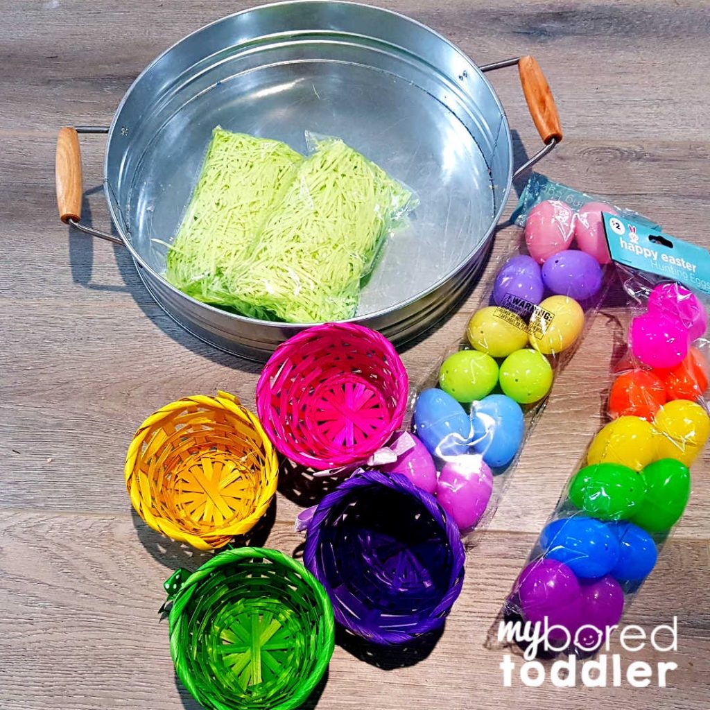 easter egg hunt for colors what you need