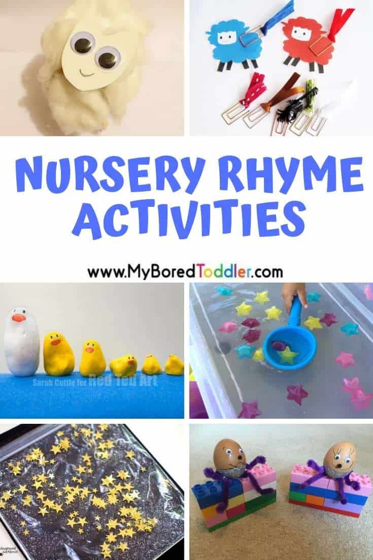 Nursery Rhyme Themed Activities for Toddlers My Bored Toddler