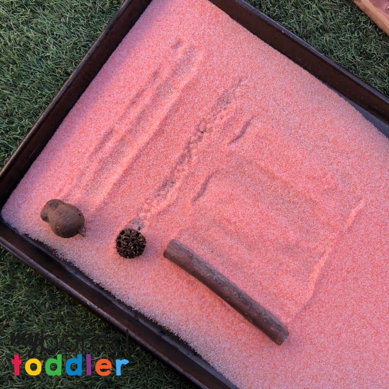 salt drawing sensory play for toddlers and preschoolers 