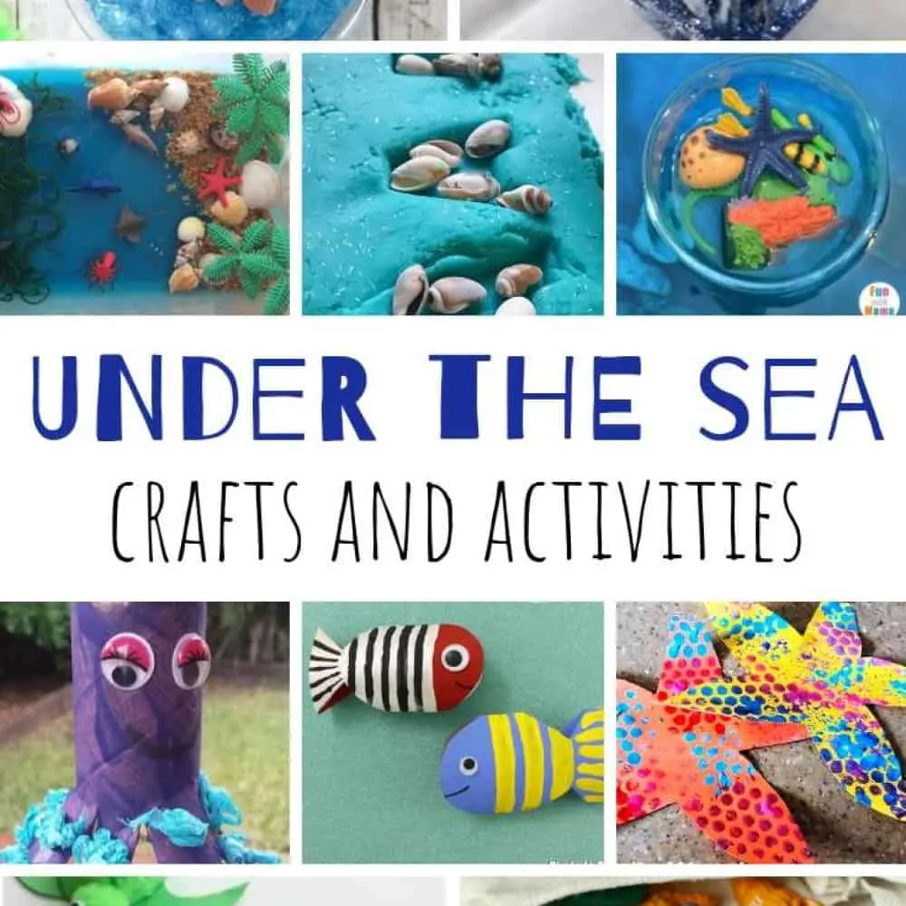 under the sea crafts and activities for toddlers