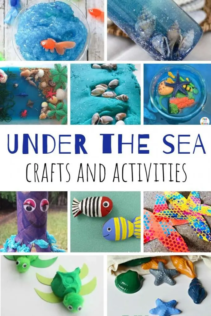 Under the sea crafts and activities for toddlers