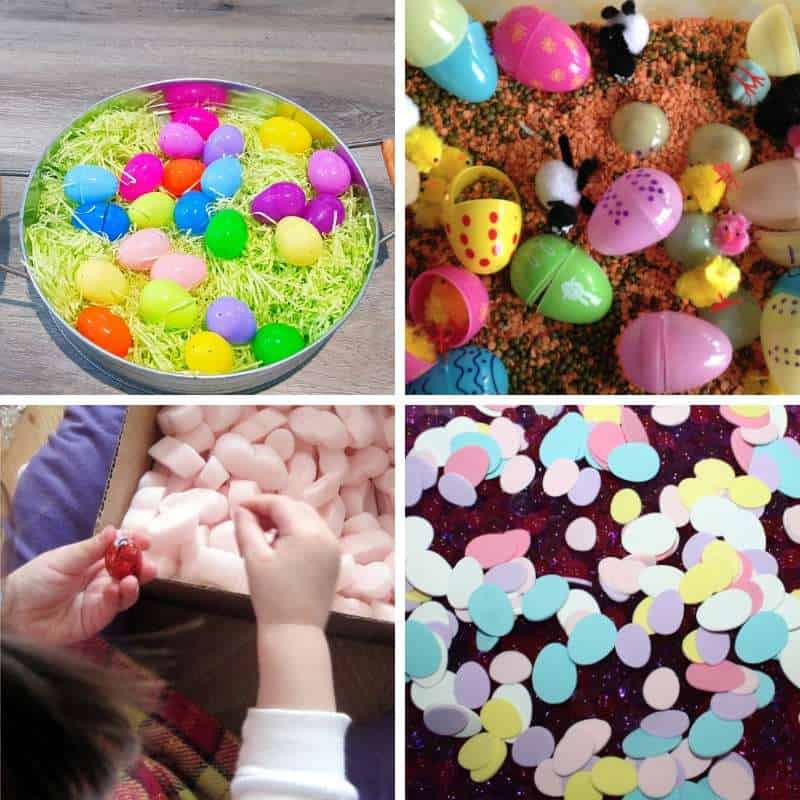 sensory play for easter holidays