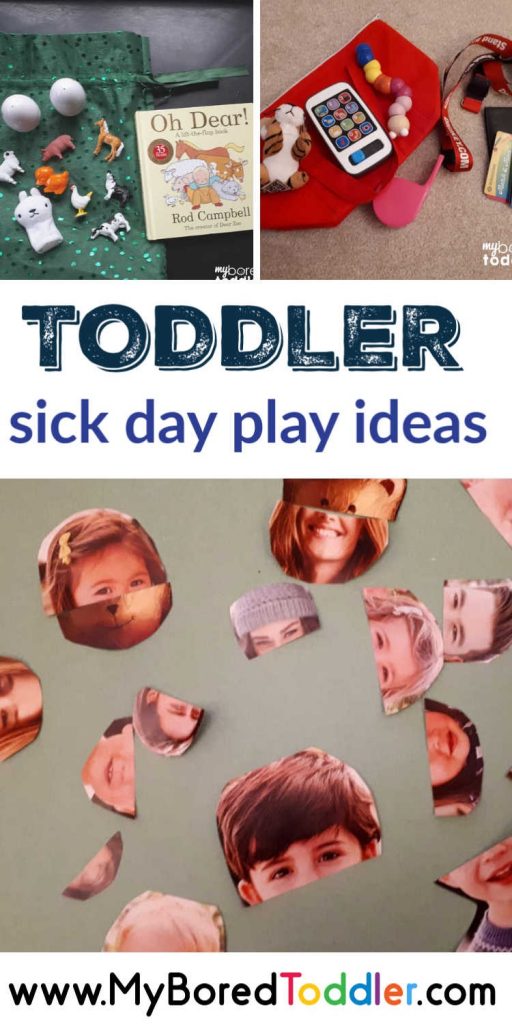 toddler activity ideas for when you are sick