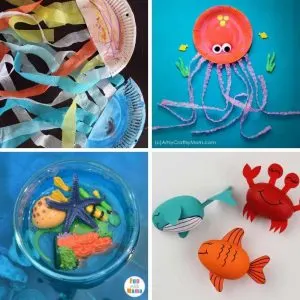 under the sea crafts for toddlers - My Bored Toddler