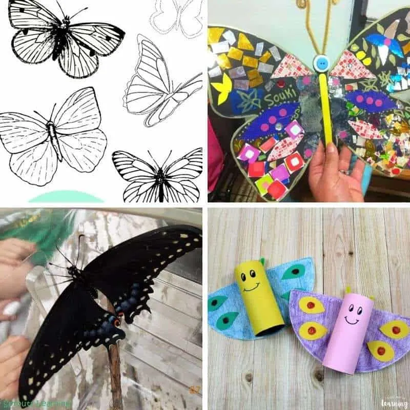 Kids Crafts: Doll Pin Butterflies – Fun Littles