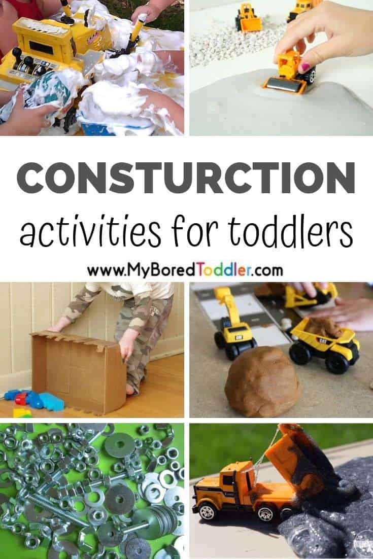 Construction Activities for Toddlers and preschoolers - My Bored Toddler