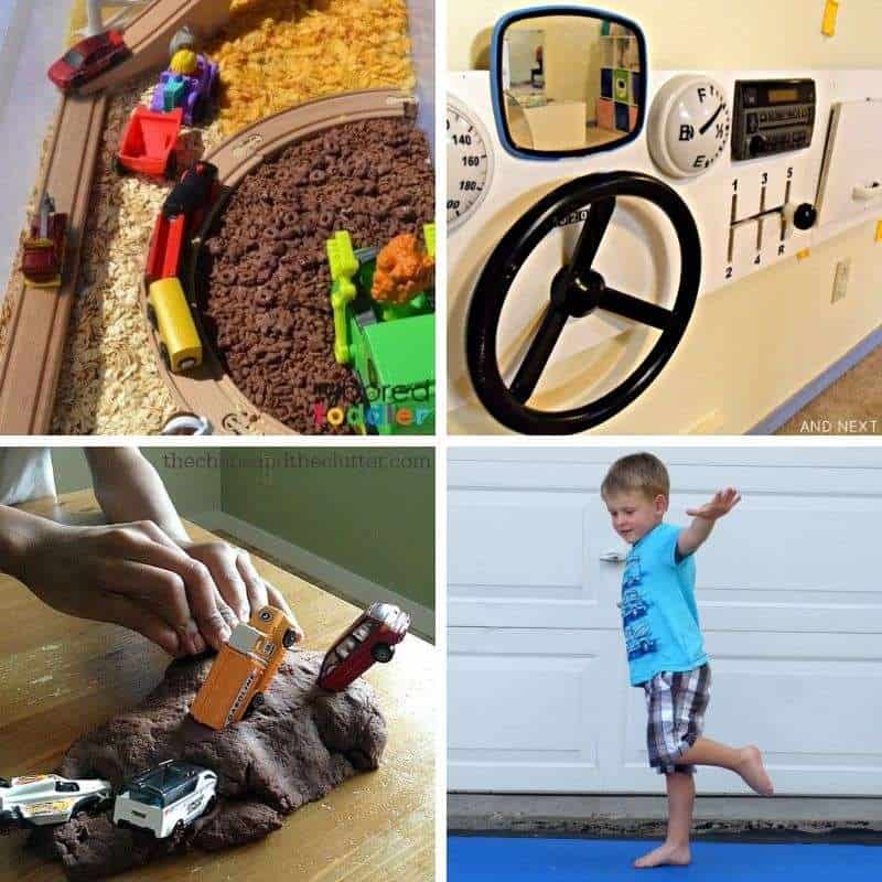 Car and Truck Themed Toddler Activities