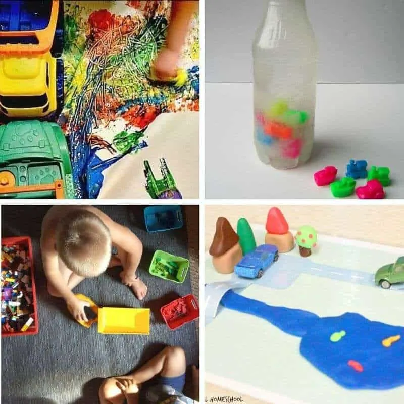 Car and Truck Themed Toddler Activities