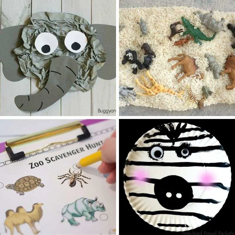 Zoo Animal Crafts and Activities for Toddlers - My Bored Toddler