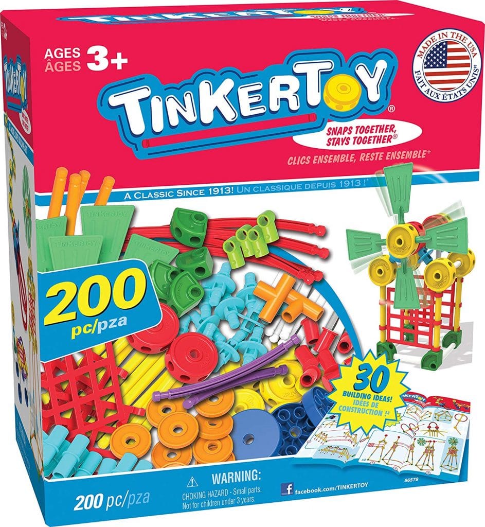 Tinker Toy - best toys for 3 year olds 