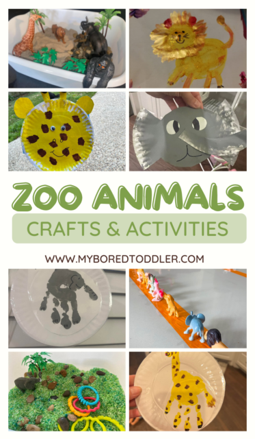 Zoo animal crafts & activities for toddlers - My Bored Toddler