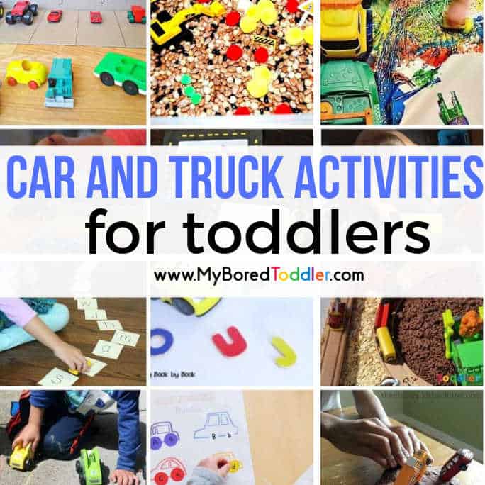 Car and Truck Themed Toddler Activities