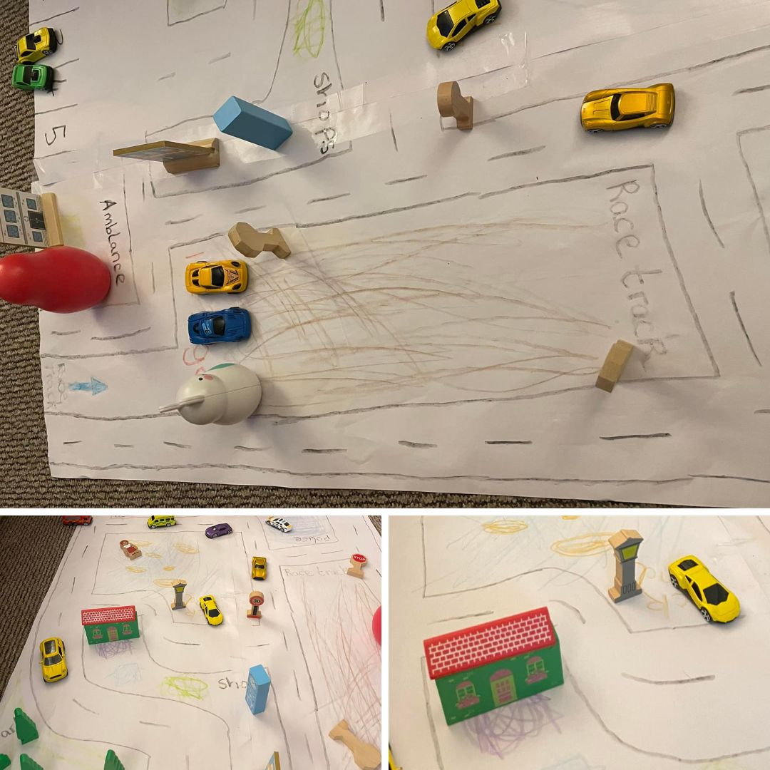 make your own paper car mat for toddlers to play with nicole My