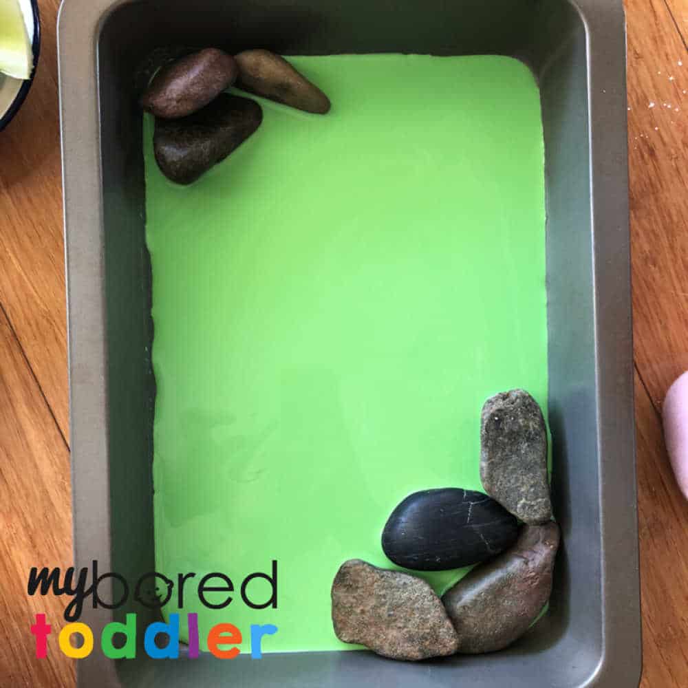 sensory crocodile swamp sensory bin for toddlers