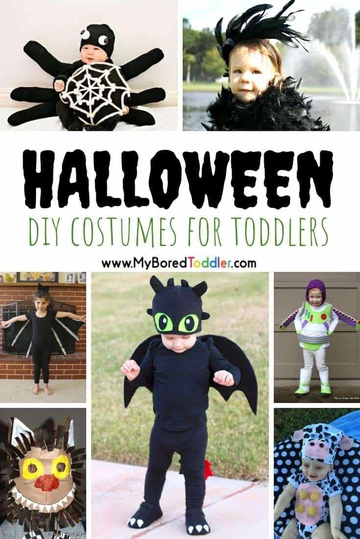 DIY Halloween Costumes for Toddlers - My Bored Toddler