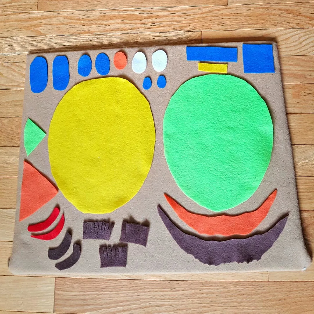 felt faces toddler activity idea