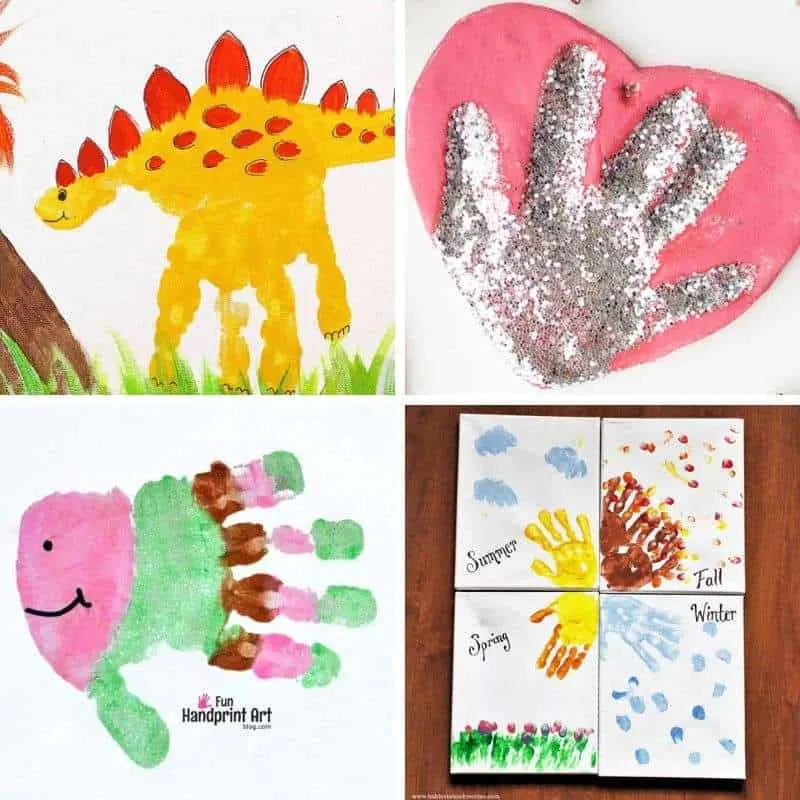 53 Fun Handprint Crafts For Kids [Free Templates]  Craft activities for  kids, Handprint crafts, Kindergarten crafts