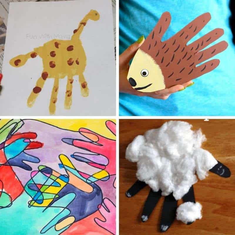 hanprint craft ideas for toddlers