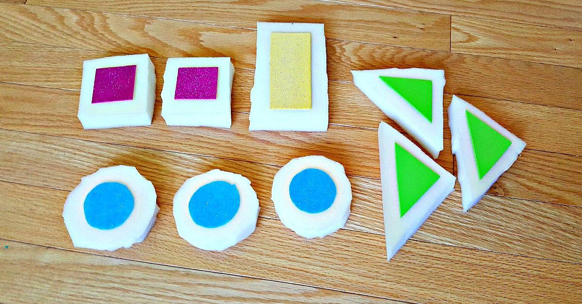 DIY Foam Blocks for Toddler Sensory Play