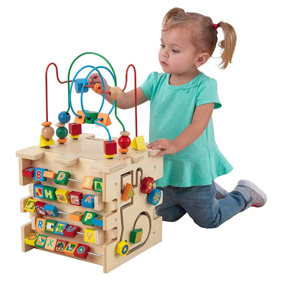 kidcraft deluxe activity cube gift idea for 6 - 12 months old at Christmas 