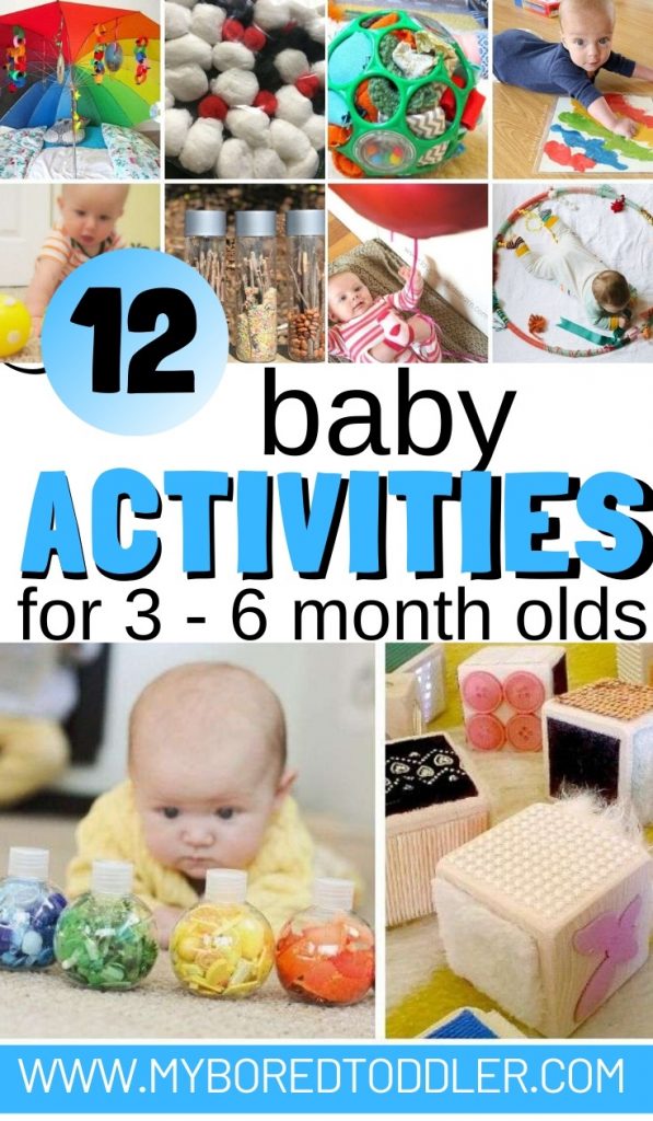 12 baby activities for 3 - 6 month olds - My Bored Toddler