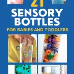 Sensory Bottles for Toddlers - easy to make!