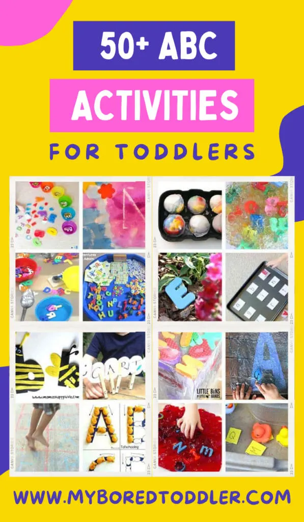 50+ ABC Activities for Toddlers