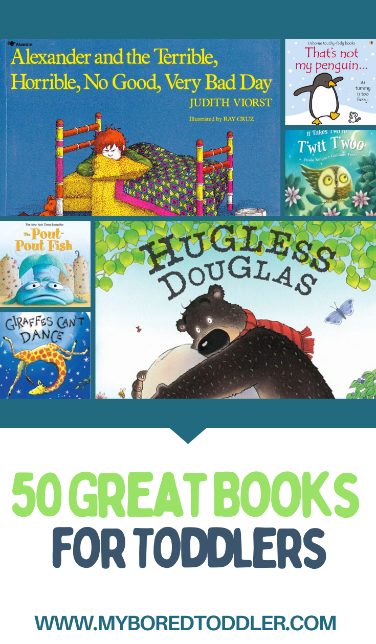50 Great Books for Toddlers My Bored Toddler Teacher Approved!