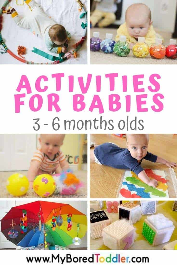 Activities for Babies 3 - 6 Months Old - My Bored Toddler