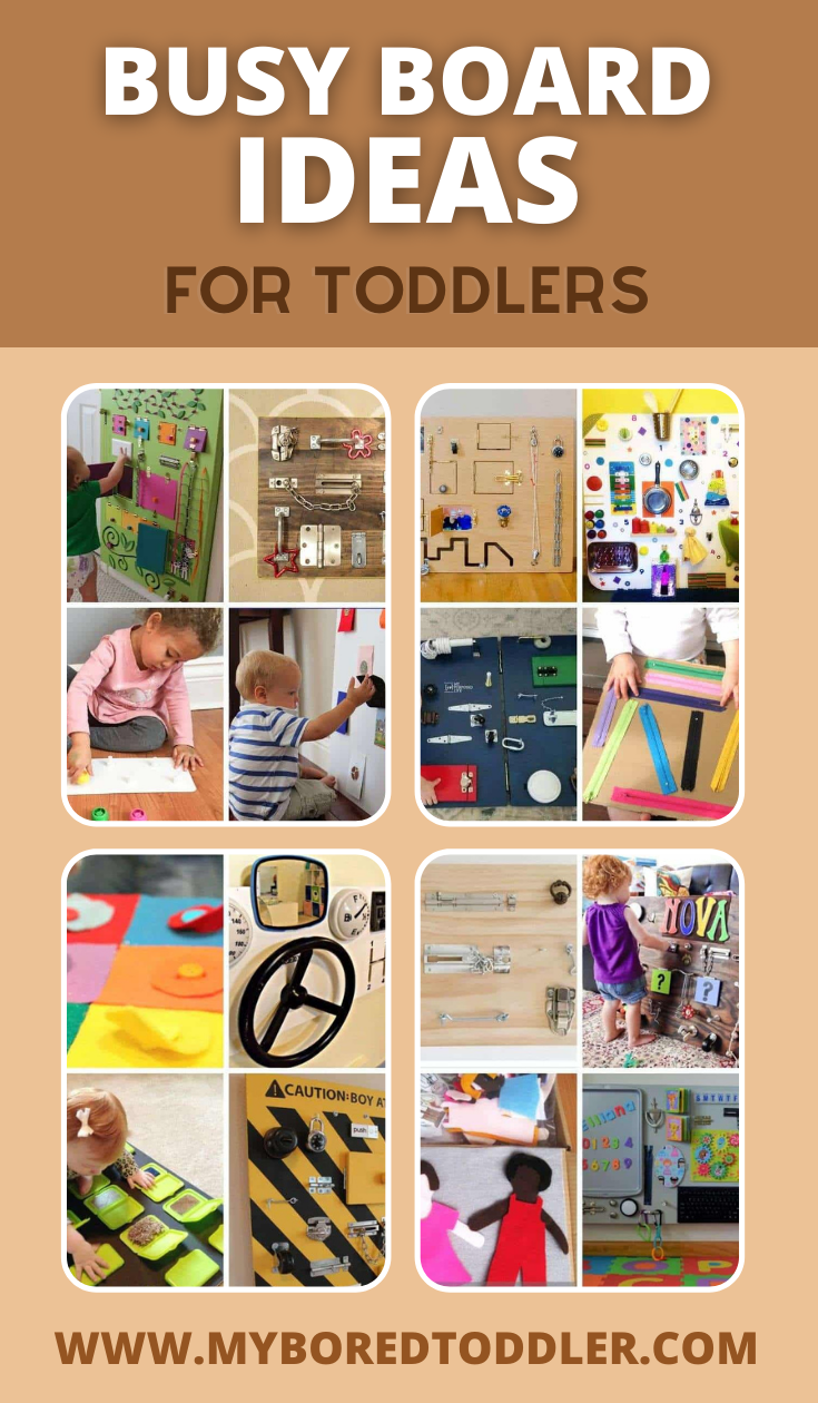 DIY Toddler Busy Board Ideas - My Bored Toddler Toddler Fun!